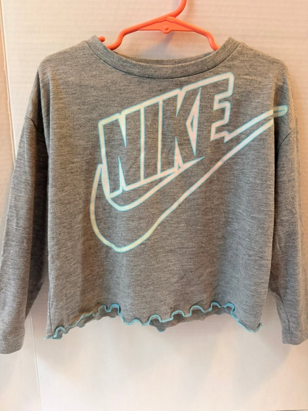 Girls Nike Gray Long Sleeve